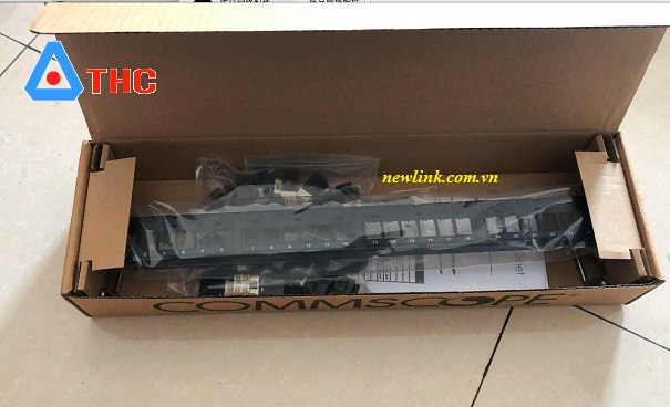 Patch Panel commscope Cat6Thanh đấu nối, UTP, DDM, 24 cổng, 1U, rỗng, thẳng, P/N 760237040